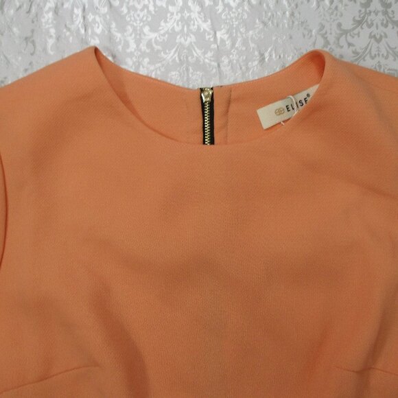 ELISE Orange Dress NWT Size Medium - Picture 4 of 10